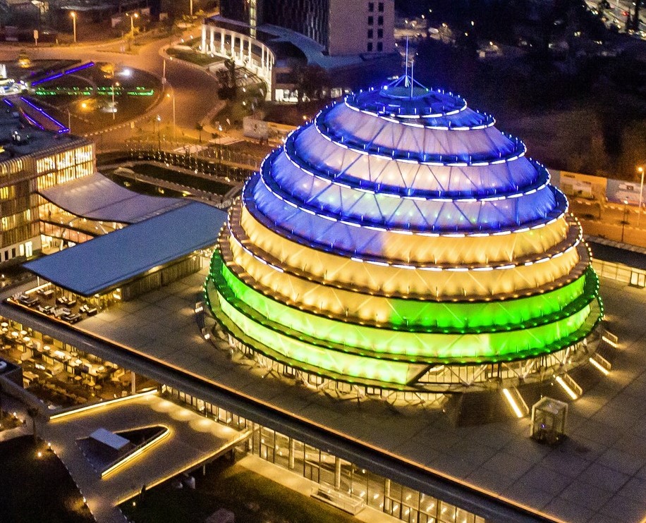 The domed Kigali Convention Centre, host venue of EAPCE'27